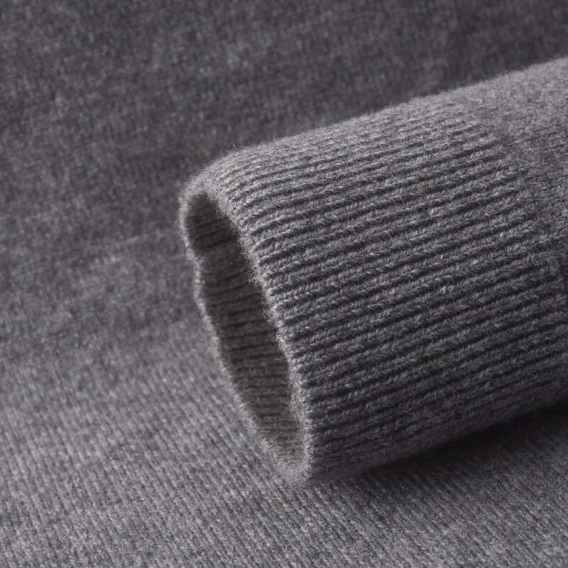 Men's Heavyweight Cashmere Wool Round Neck Sweater