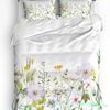 Fiori Selvatici Eucalipto Girasole Pianta Lavanda Set Biancheria da Letto 3 Pezzi per Letto Matrimoniale Tessile per la Casa Copripiumino Coperta Copricuscino