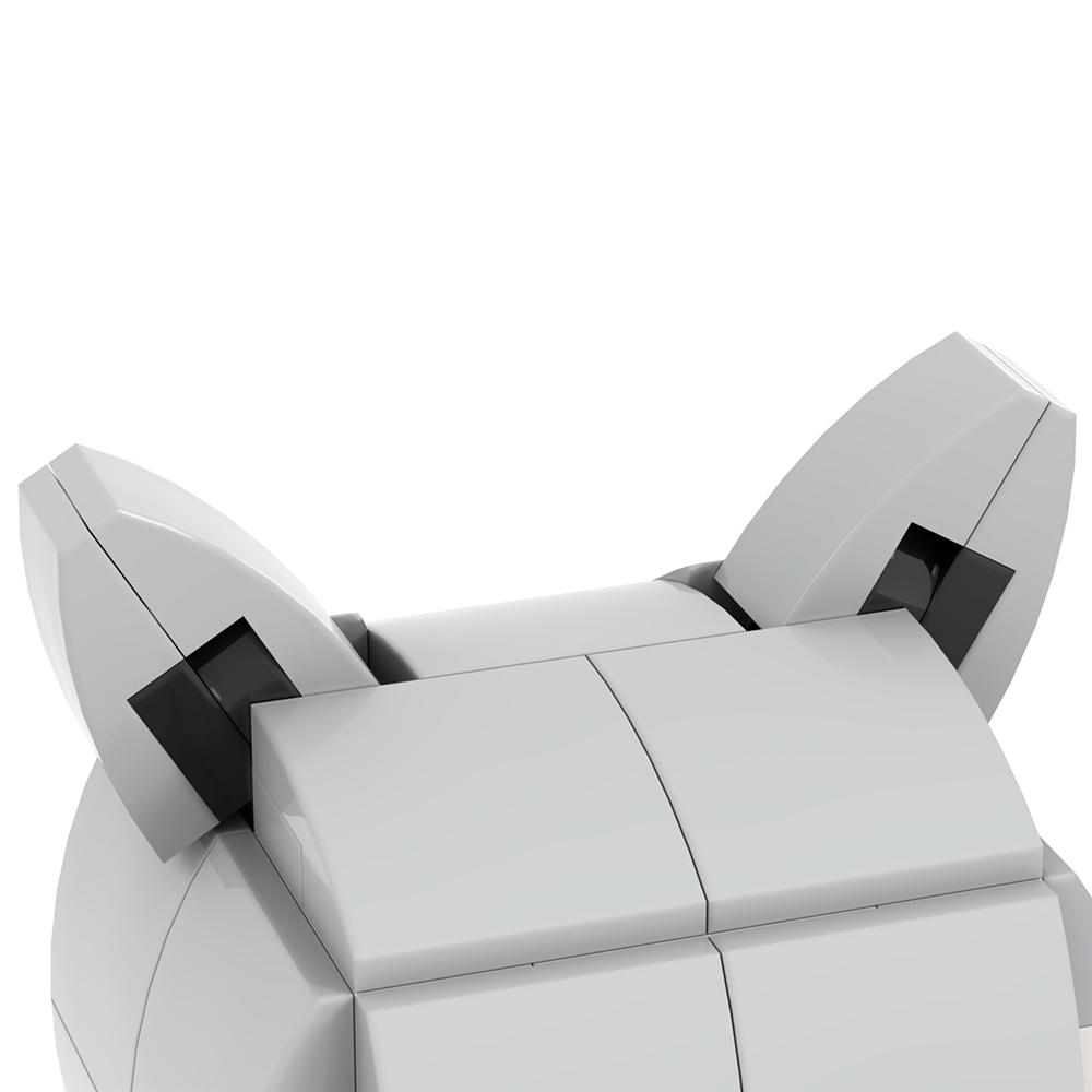 MOOXI Animal Series 158Pcs MOC Bricks Raccoon BrickHeadsed Building Block Kids Education Toys For Children Birthday Gift MOC7222