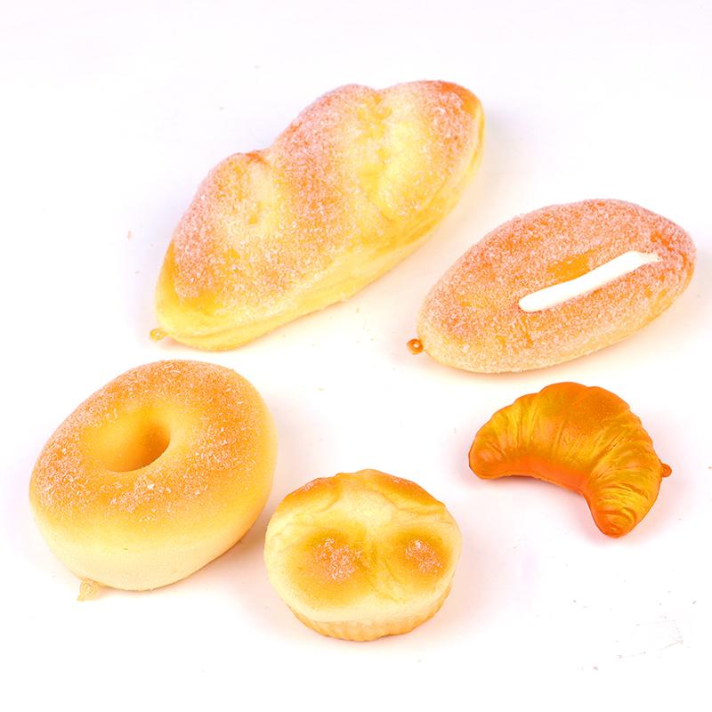 1Pc Simulation Pu Bread Toast Donuts Slow Rising Squeeze Stress Relief Toys
