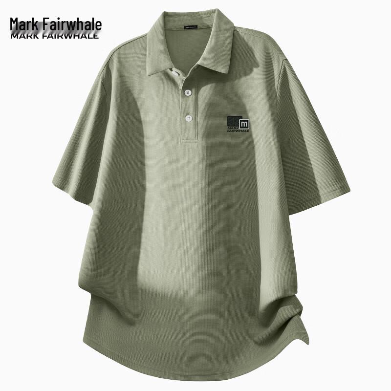 

Mark Fairwhale Men s Waffle Polo T-Shirt M