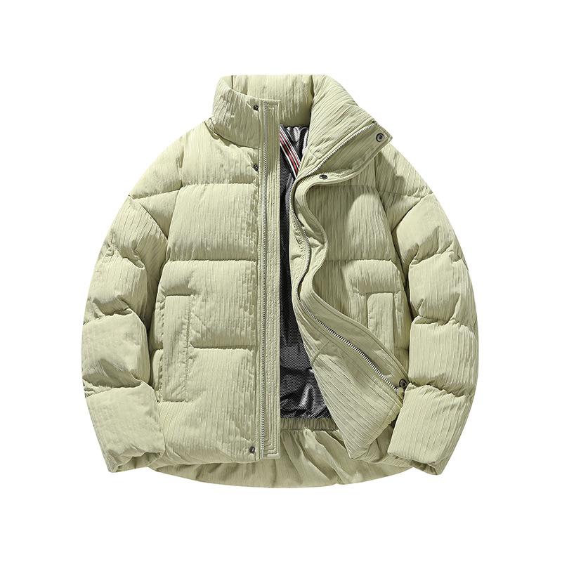 2025 High-quality Stand-up Neck Cotton-padded Clothes Trend Loose Couple Graphene Double Shoulder Straps Jacket Warm and Windproof