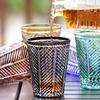 Jinzhi Household Japanese Edo Cut Hand Carved Crystal Glass Beer Cup Whiskey Glass Riwei