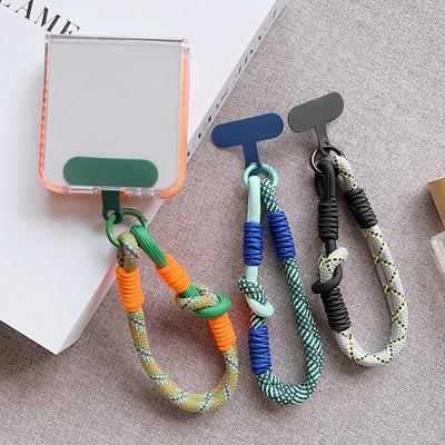 Cute Mobile Phone Lanyard Hanging Decoration Can Be Carried Twist Rope Anti-Loss Pendant  Strong Wrist Short Straps Band