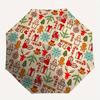 1pc Christmas Winter Automatic Open 8-Rib Windproof Umbrella, Travel & Commuting, Suitable for All Seasons