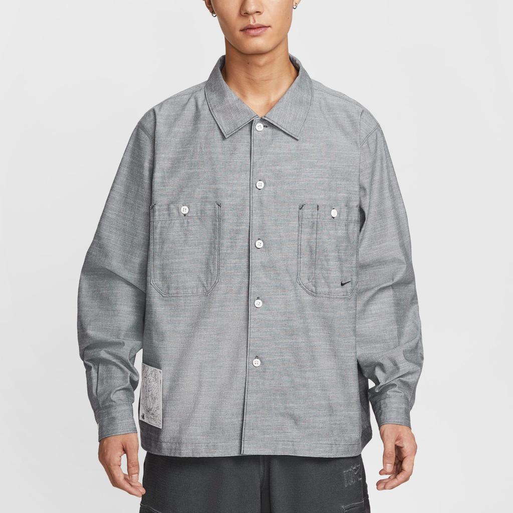 Nike AS M NL CHMBRAY PAINTERS SHIRT Men's HV0883-060