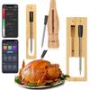 Digital Newest 350ft Wireless Meat Food Thermometer,Smart APP Control Bluetooth Kitchen Thermometer for Cooking,Oven,Grill,BBQ