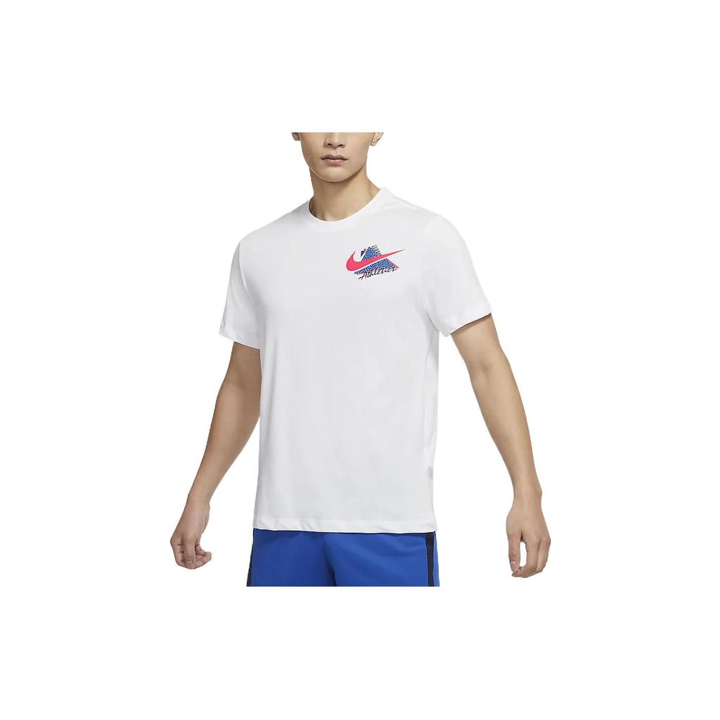 New Nike Set in Sleeve T Shirt Men's White DM6260-100