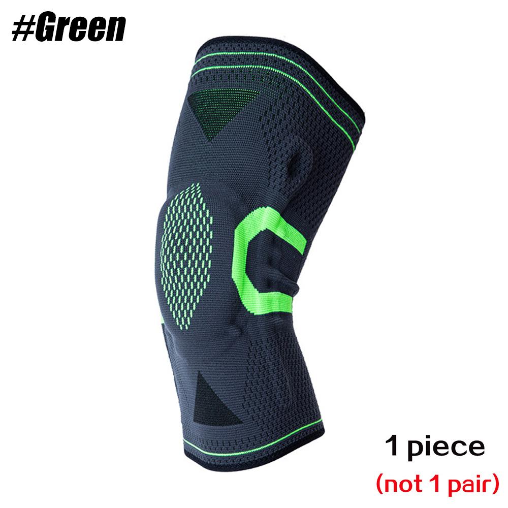 1PC Professional Knee Brace Compression Sleeve With Patella Gel Pad Side Stabilizers For Running Workout