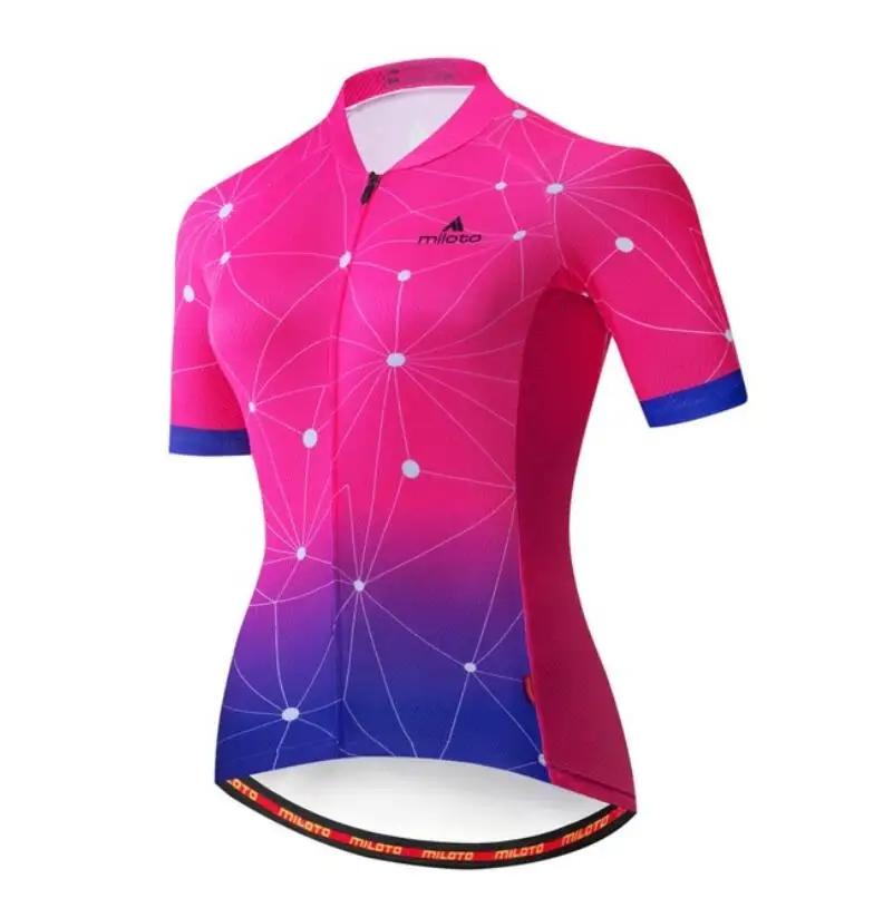 Women Pro Team Bike Summer Cycling Jersey Set Clothes Bicycle Clothing Breathable Cycling Set Maillot Ropa Ciclismo