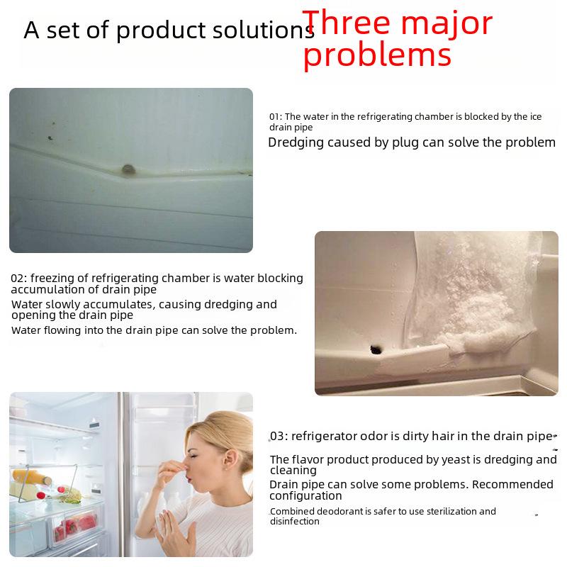 Kartáč na čištění odtoku chladničky - Uvolněte a vyčistěte odtokové cesty