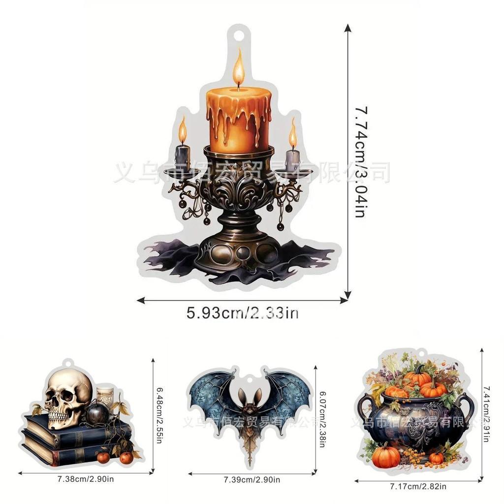 Cartoon Style Acrylic Car Accessories For Festive Halloween Home Decor