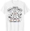 Funny Bird Playing Volleyball Mine Game Day Vibes Sports T-Shirt