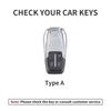 Suede Leather Car Smart Remote Key Case Cover Shell for Ferrari F430 488 458 F12 Roma 812 F8 Auto Protector Keychain Accessories JG8