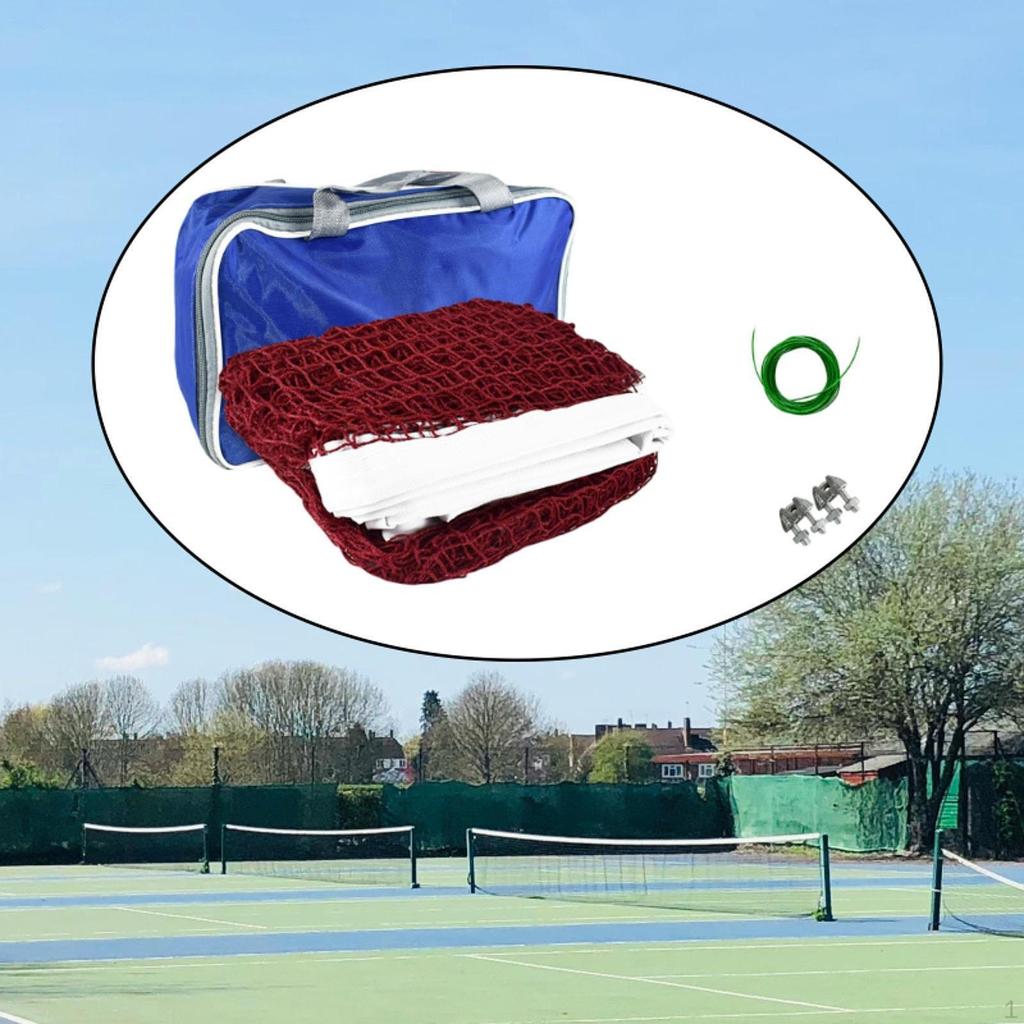 Badminton Net Only Pickleball Replacement Easy Setup Volleyball with Carrying Bag for