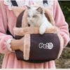 Tragbare Haustier-Brusttasche Front-Schulter-Rucksack für Katzen und Hunde Große Kapazität Weiche Atmungsaktive Trage für Outdoor-Reisen Freihändig