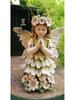 Vintage Flower Fairy Resin Garden Ornament - Angel Sculpture