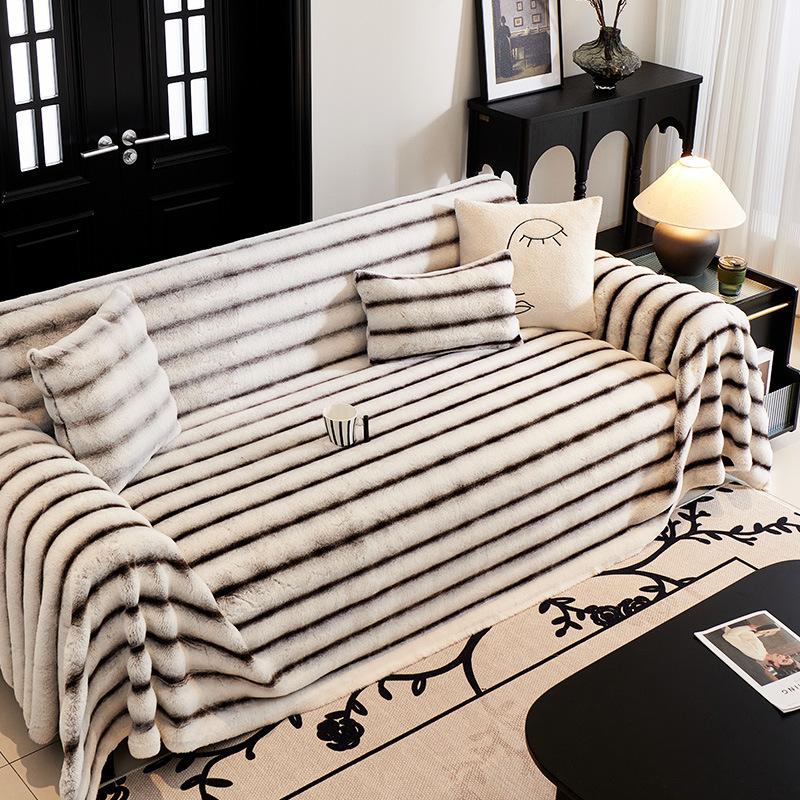 Winter Sofa Towel Warm Thickened Sofa Cover Towel Bohemian Full Set Simple Modern Sofa Cover
