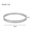 Stainless Steel Mousse Cake Mold Heat-Resistant Perforated Round Tart Ring Cookies Pastry Circle Cutter Mold Baking Tools