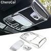 Chrome Front Reading Light Lamp Frame Trim Cover For Ford F150 2015+ Accessories