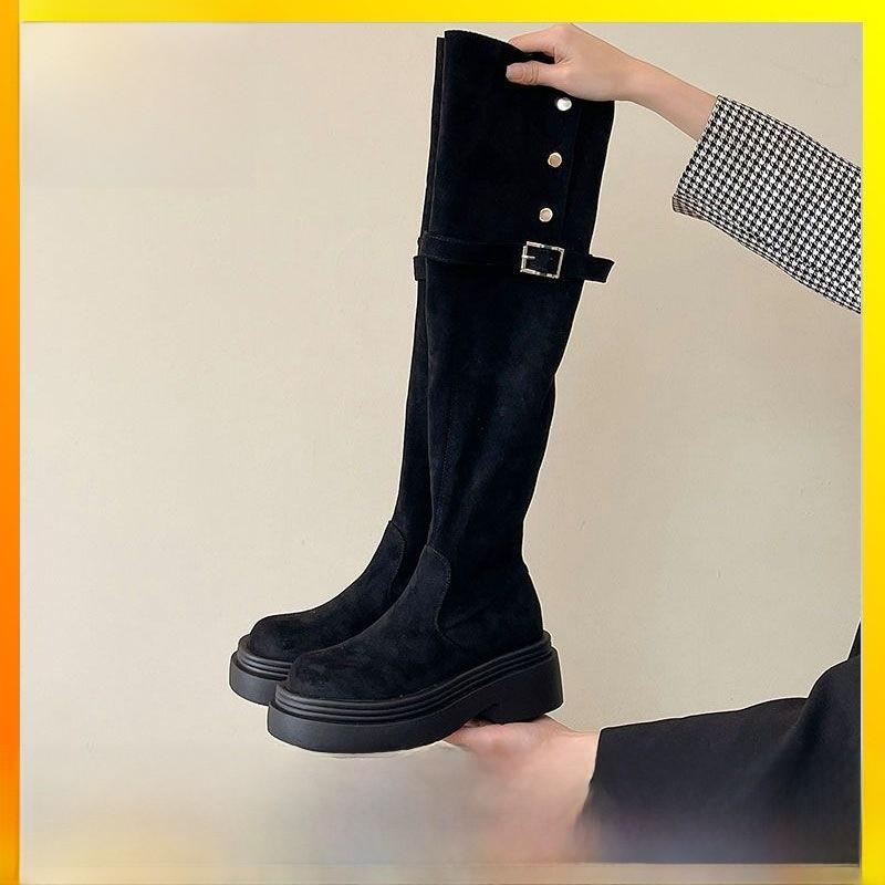 Fashion Boots For Women With Pu Material And Overtheknee Design For Autumn Winter Wear