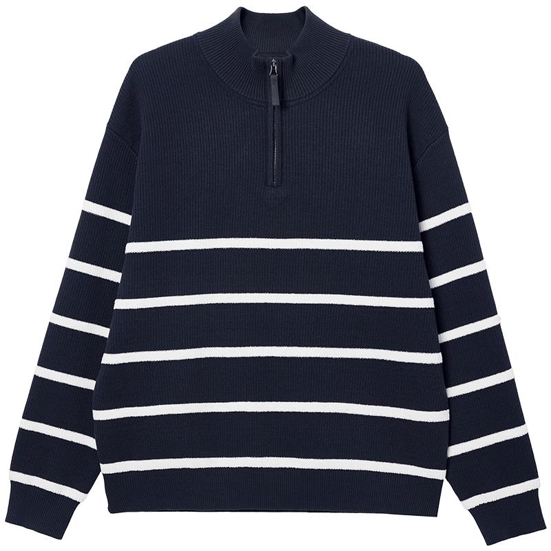 Jack & Jones Men s AT Series Striped Pullover Sweater L