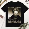 SALE Vtg Bryan Adams Kurzarm Schwer Baumwolle Schwarz Alle Größen Unisex Hemd Unisex T-Shirt