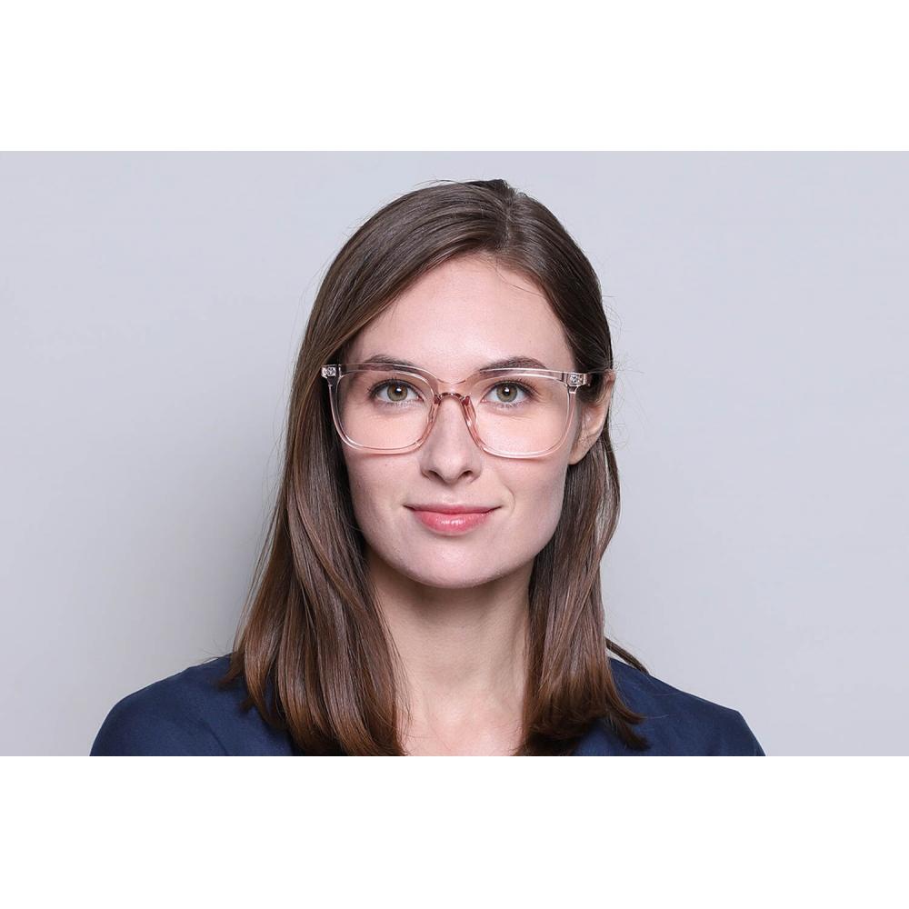 Full Rim Square Transparent Pink Smartbuy Collection Cyd 228224 C9 Fashion Unisex Eyeglasses