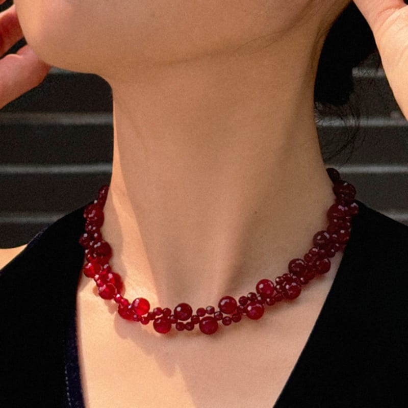 MARTA Grapeberry necklace. S