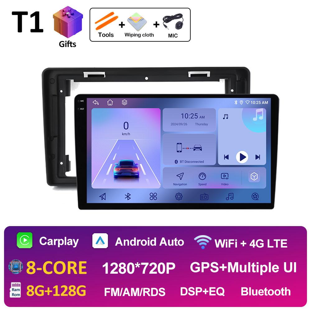 Smart Syetem GPS Navigarion For Citroen C2 C3 2001 2002 2003 2004 - 2010 Android 14 Wireless Carplay Cooling Fan Blurtooth WIFI