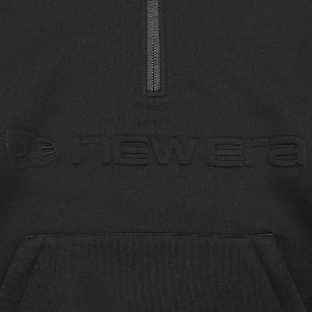 New Era Golf Apparel Tech Sweat HalfZip Pullover Embossed Logo Black XXL 15129440 NER37G7955
