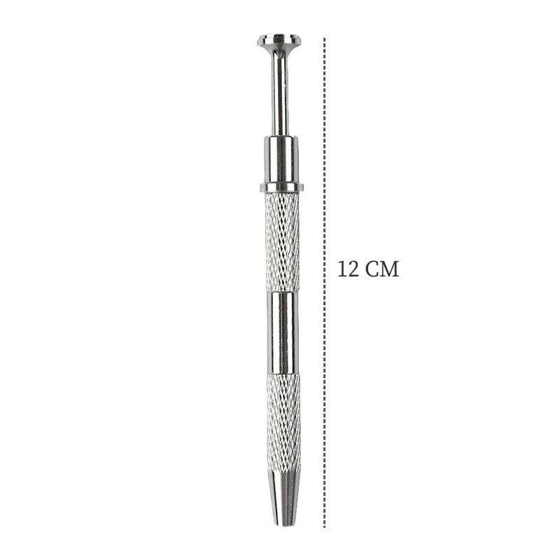 

Многофункциональный пинцет для ногтей из нержавеющей стали, зажим для захвата, губка/горный хрусталь, маникюрные украшения, инструмент для захвата 1PCS серебряный