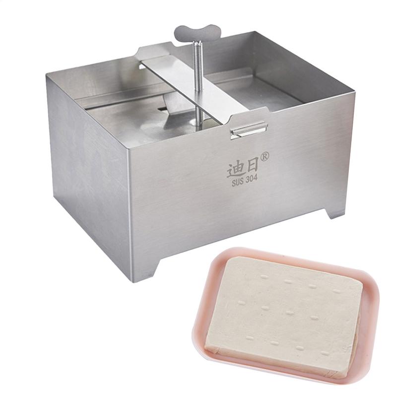 Household Tofu Press Food Grade Stainless Steel Tofu Maker Pressure Adjustable Detachable Tofu Press Maker Mold 1kg Tofu At Once