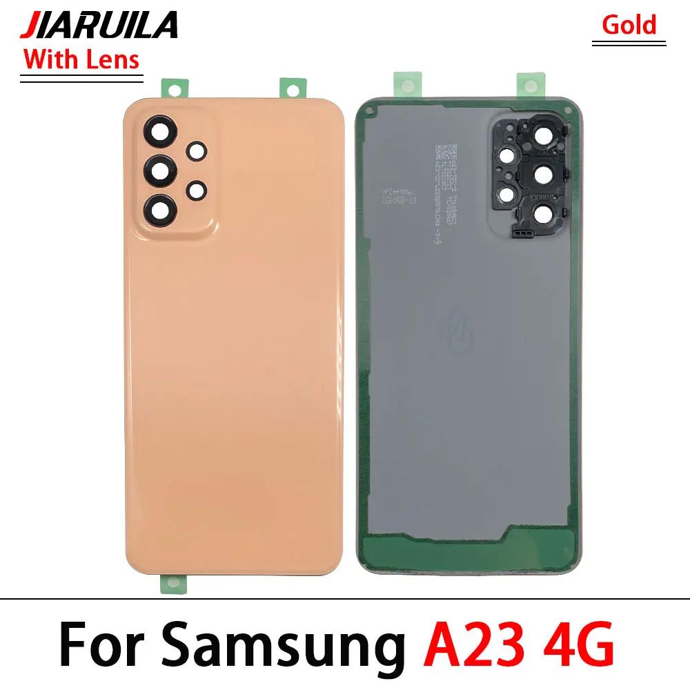 Back Rear Cover For Samsung A04 A04S A04E A23 4G 5G Battery Housing Battery Back Cover With Camera Glass Lens