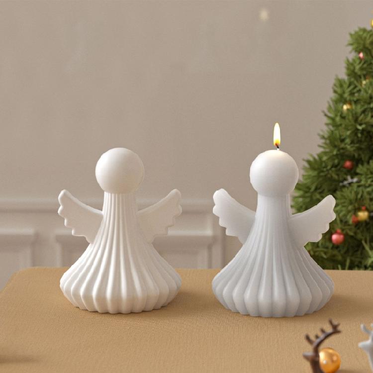Silicone Angel Wing Mold Silicone Candle Moulds Suitable for Crafting Beautiful Resin Art Candle and Decorative Items
