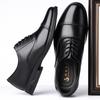 Men's shoes autumn new business dress men's leather shoes men's leather breathable three joint soft sole versatile cowhide shoes