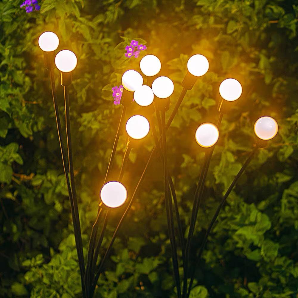 Outdoor Rainproof Solar Firefly Garden Lights