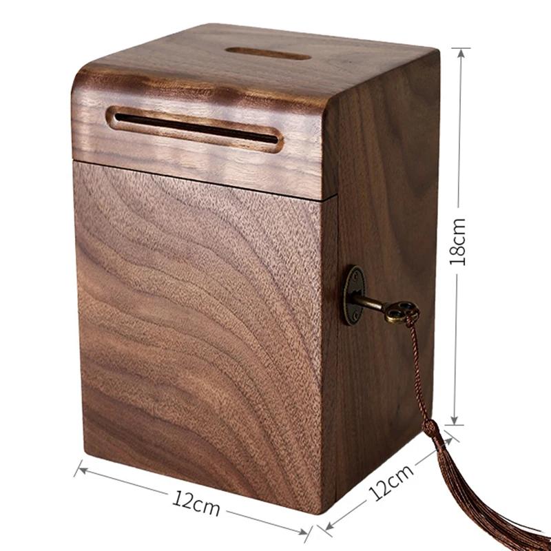 Piggy Banks for Adults, Solid Wood