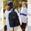 FANDARE School Backpack with 14 and a Stylish and Fits Perfect for and Women's Korean-Style 2-Layer Design, Pockets, Design. Lightweight, Waterproof,