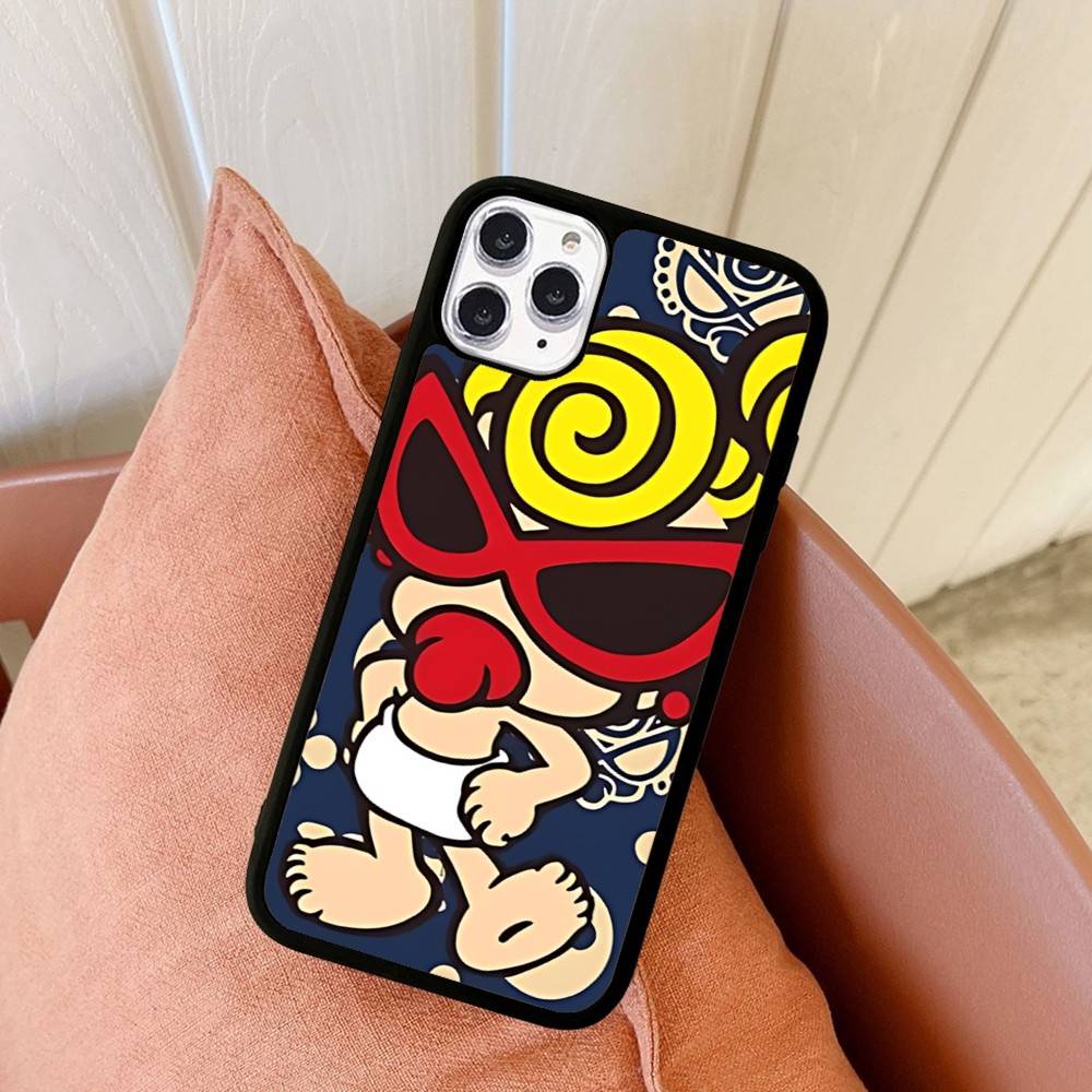 Japan Fashion H-Hysteric M-Mini PC+TPU Phone Case For iPhone 17 16 15 14 13 12 11 Pro Max Plus Kawaii Cartoon Cover
