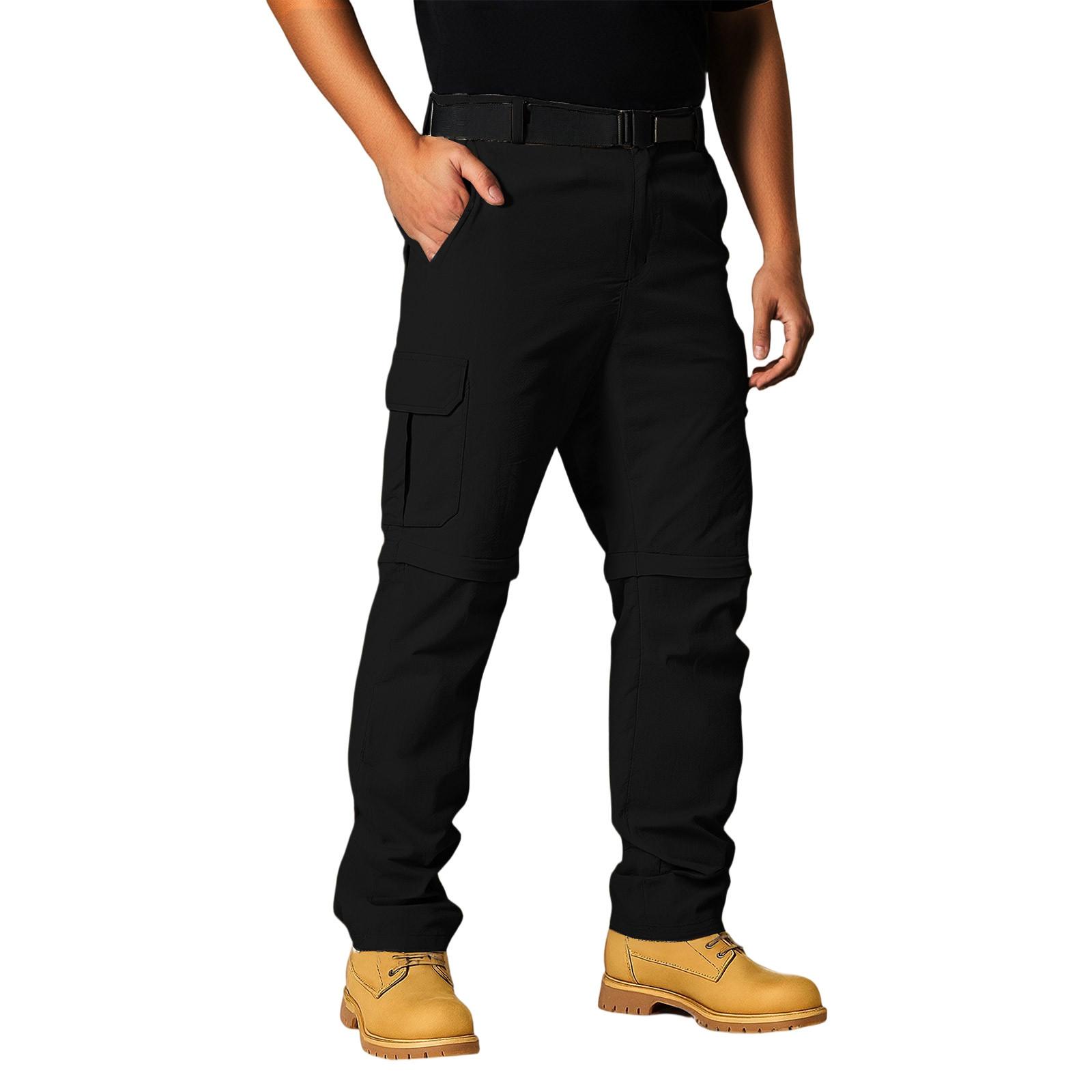 

Men s Sports Casual Jogging Trousers Lightweight Hiking Work Pants Outdoor Pant XXXL чорний