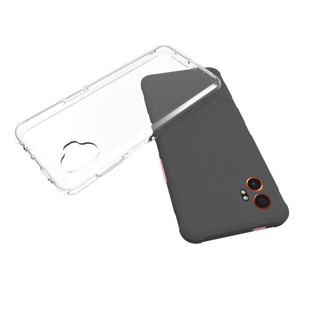 

For Samsung Galaxy XCover7 Pro Case Slim Fit Transparent Soft TPU Phone Cover As Shown A