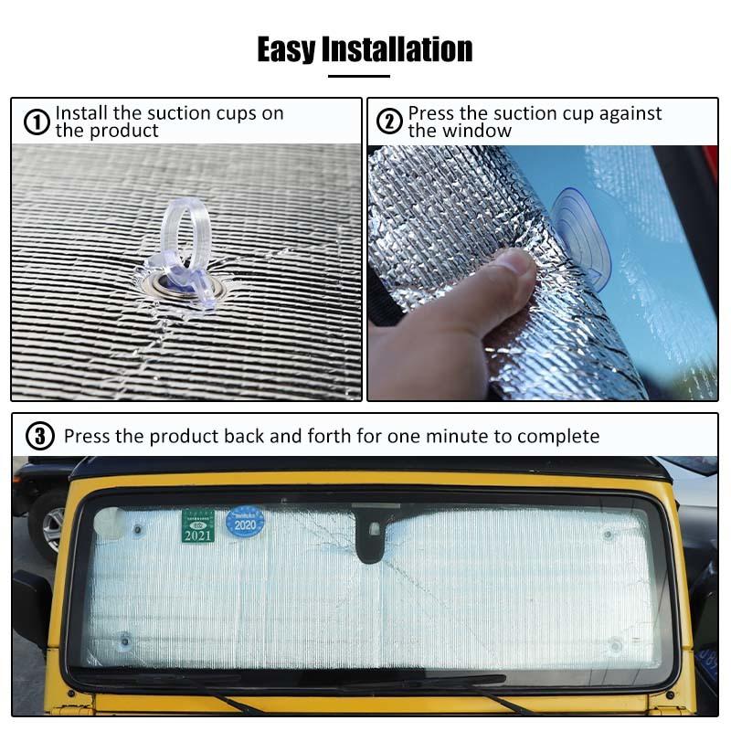 Auto Windschutzscheibe Sonnenschutz Fenster Schatten Faltbare Sonnenblende Abdeckung Fit für Jeep Wrangler TJ 1997-2006 Auto Innen Zubehör