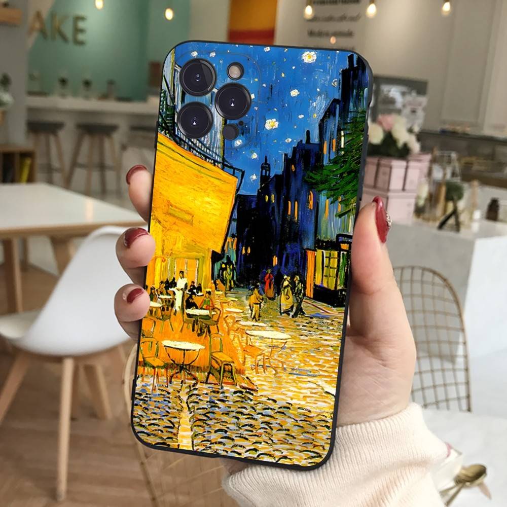 Van Gogh Oil Painting Phone Case For Iphone 17 Air 16 15 14 13 12 11 Pro Max 16 15 14 Plus TPU Soft Case