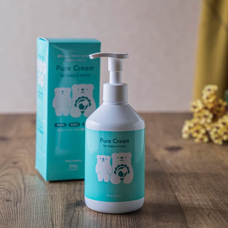 Pure Materia Baby Cream Large Capacity 300g Pump Body Cream Ceramide Amino Acid Cream Moisturizing Face Body Sensitive Skin Dry Skin Kids Newborn Baby