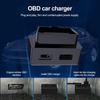 2 In 1 Car Adapter Phone PD Fast & QC 3.0 Charging  USB and Type-C Dual Port Hidden OBD For Tesla Model 3  Y X S Accessories