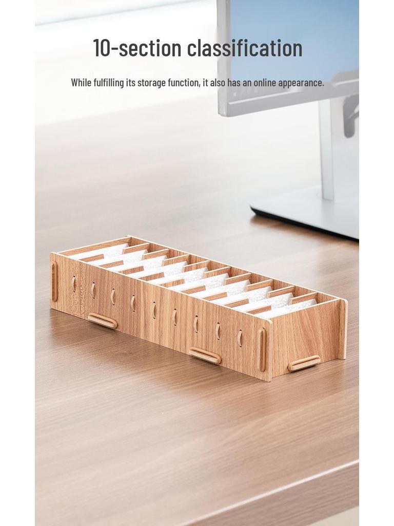 Creative Large Capacity Business Card Holder & Organizer Box