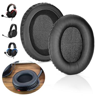 Almofadas de substituição de espuma de memória para fones de ouvido Kingston Hyperx Cloud 2 Stinger Core Almofadas de couro para fones de ouvido Almofada de ouvido