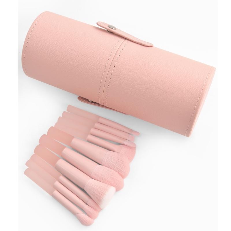 10 Pcs Travel Brush Set Makeup Brush Set with Storage Bag Cosmetic Brush Set Make Up Supplies  for Eyeshadow Eyelashes