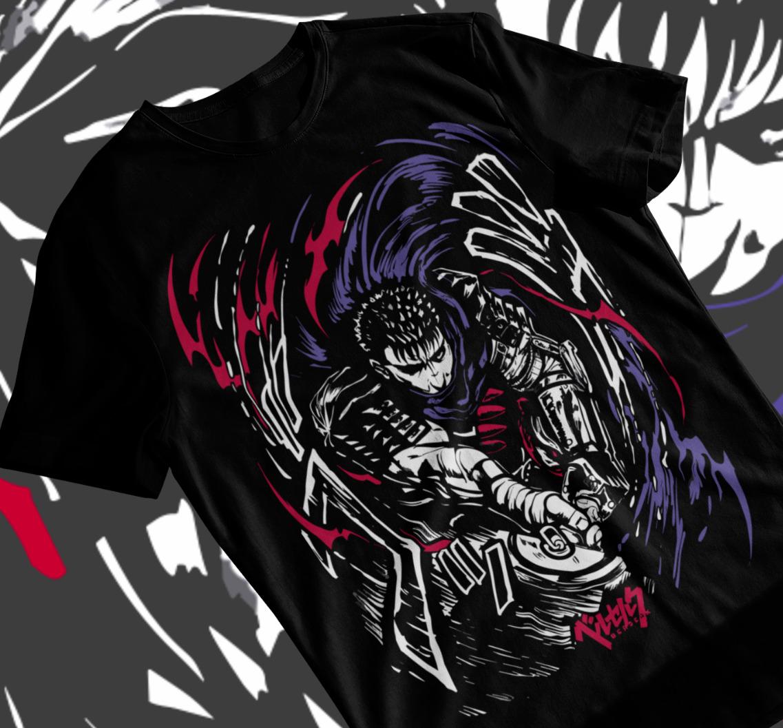 

Berserk Manga Strip Guts Berserker Armour Anime Tshirt T-Shirt Soft Tee - Men s Summer Cotton Graphic Tee 5XL різнокольоровий